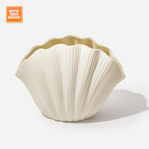 (W6)Shell Shape Vase - HYPEINDAHOUSE
