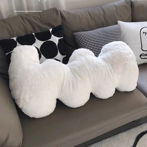 Wave-Shaped Pillow