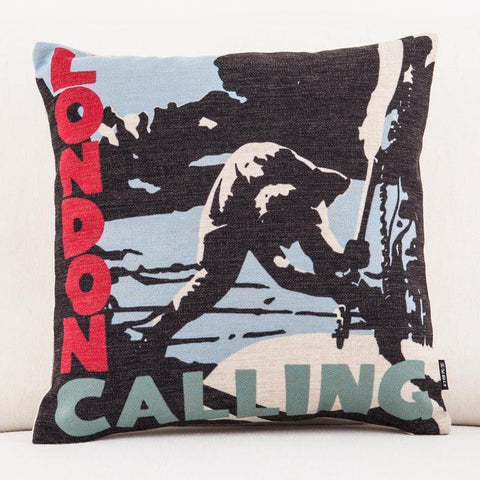 Rock Album Covers Throw Pillow Collection