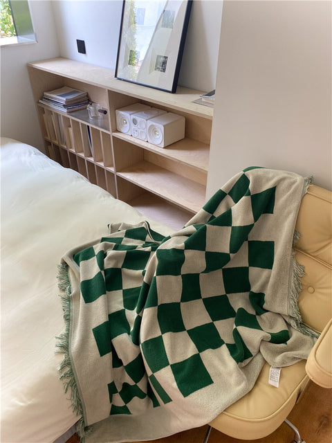 Vintage Checkerboard Blanket