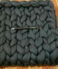 null Wool Knitting Blanket.