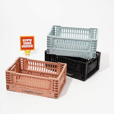 null Plastic Folding Storage Basket.