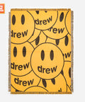null Smiley Face Woven Throw Blanket.