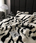 null Two-color Striped Blanket.