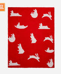 null Red Rabbit Blanket.