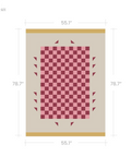 Avant Basic Checkered Carpet - HypeIndaHouse