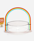 Glass Rainbow Fruit Snack Basket - HYPEINDAHOUSE