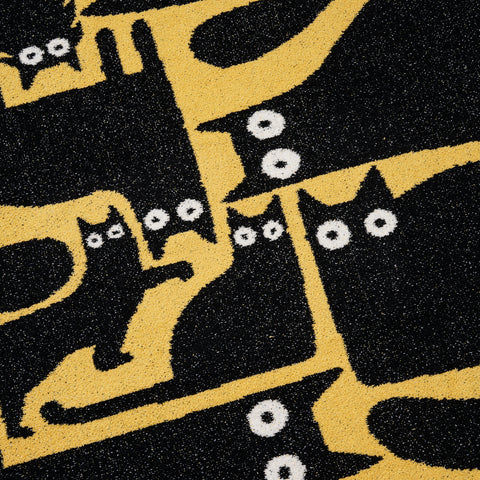 Black Cat Blanket - HYPEINDAHOUSE