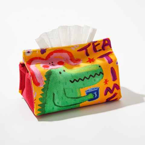 Crocodile & Bunny Tissue Box - HYPEINDAHOUSE