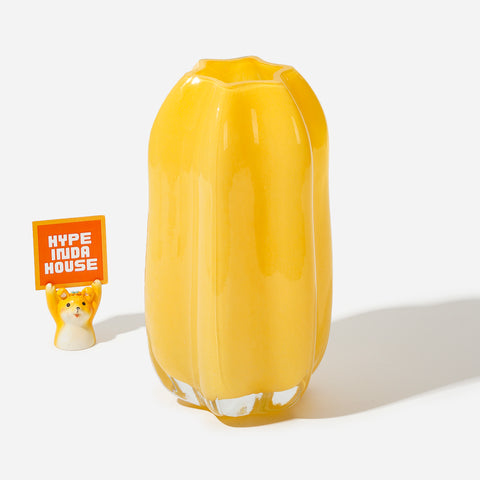 Big-bellied Gourd Glass Vase - HYPEINDAHOUSE