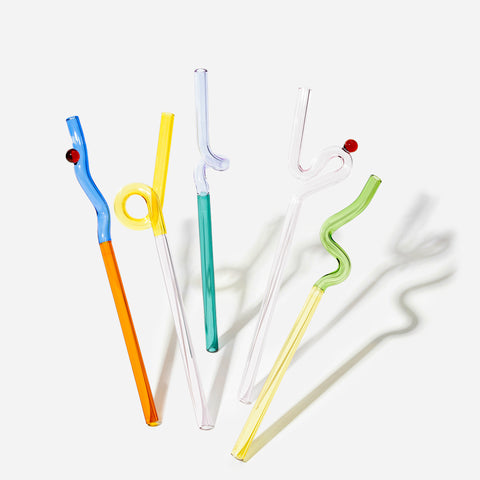 Colorful Glass Straws - HYPEINDAHOUSE