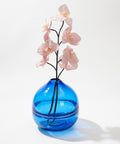 Blue Clear Glass Vase - HYPEINDAHOUSE
