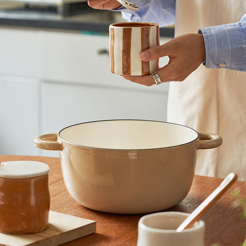Ceramic Kitchen Spice Jar with Lid - HYPEINDAHOUSE