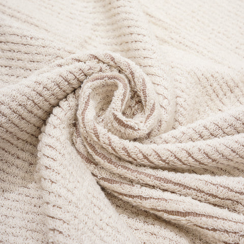 Cotton Colorblock Striped Bath Towel - HYPEINDAHOUSE
