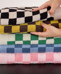 5 Colors | Checkered Bath Towel - HYPEINDAHOUSE