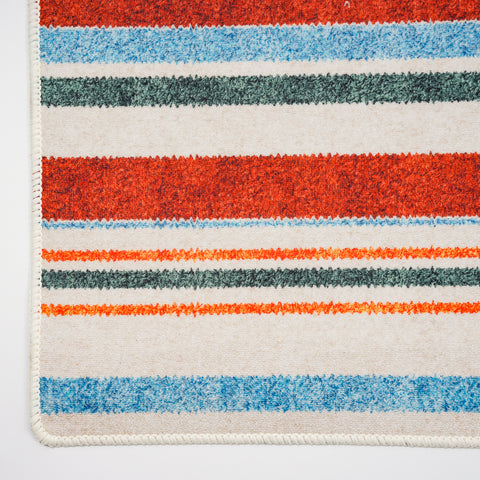 Colorful Lines Persian Carpet - HYPEINDAHOUSE