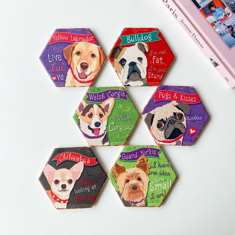 6 Styles | Cute Puppy Placemat - HYPEINDAHOUSE