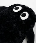 Fluffy Black Big Eyes Pillow - HYPEINDAHOUSE