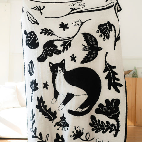 Creative Cat Double-side Blanket - HYPEINDAHOUSE
