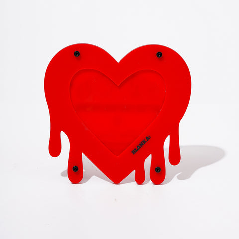 Black & Red Melting Heart Photo Frame - HYPEINDAHOUSE