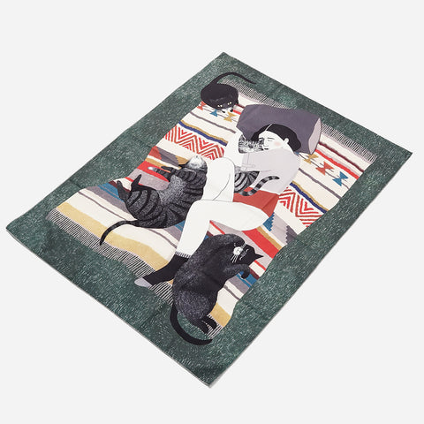 Cute Home Kitty Tapestry