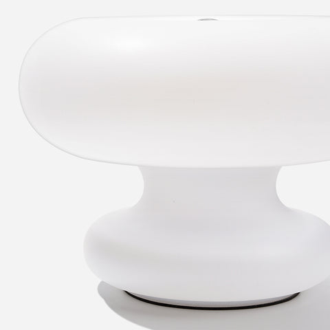 White Donut Table Lamp
