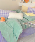 Dreamy Multi-color Checkered Bedding Set - HYPEINDAHOUSE