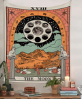 null Tarot Total Lunar Eclipse Tapestry.