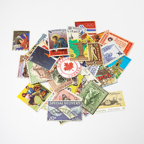 Retro Stamp Vinyl Sticker Pack
