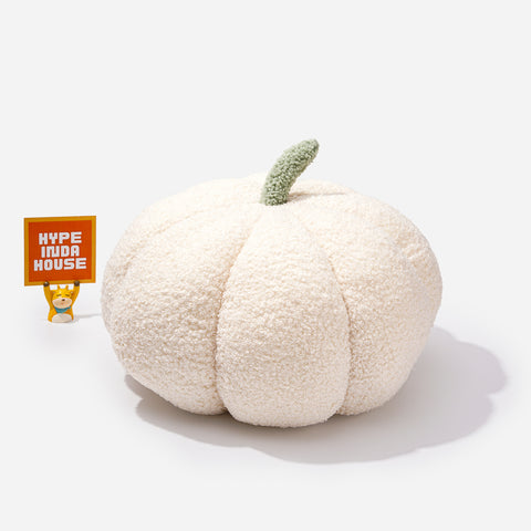 null White Pumpkin Pillow.