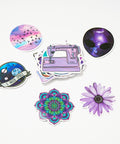 null Purple Vibe Sticker Pack.