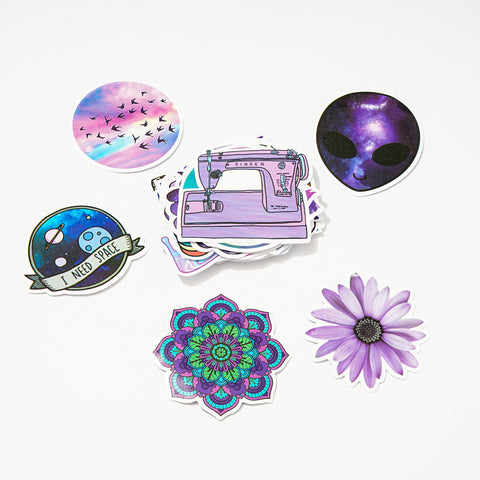 Purple Vibe Sticker Pack