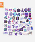 null Purple Vibe Sticker Pack.