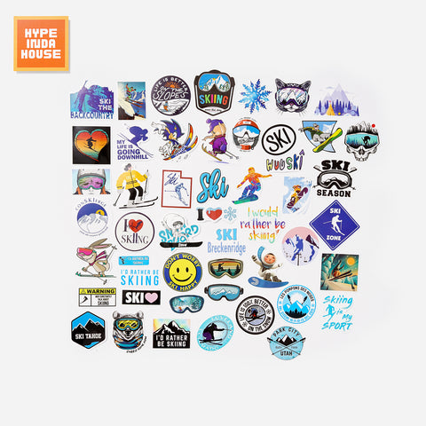 Ski Theme Sticker Pack