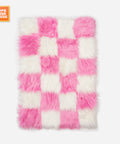 Pink Checkered Rug - HYPEINDAHOUSE
