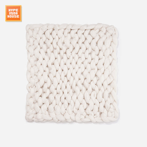 null Wool Knitting Blanket.