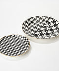 Black and White Ceramic Plate Set - HYPEINDAHOUSE