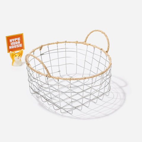 Wire Woven Storage Basket