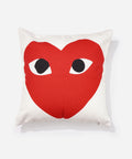 null Red Heart Design Throw Pillow Cover.