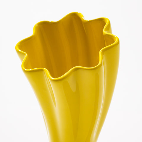 Yellow Trumpet Vase - HYPEINDAHOUSE