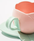 4 Colors Flower Shape Mug Set - HYPEINDAHOUSE