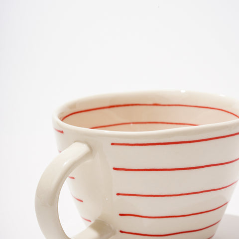 Vintage Irregular Ceramic Mug - HYPEINDAHOUSE