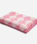 Pink Fish-scale Pattern Bath Towel - HYPEINDAHOUSE