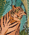 null Matisse Tiger Painting Woven Throw Blanket.