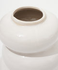 Pure White Ceramic Vase - HYPEINDAHOUSE
