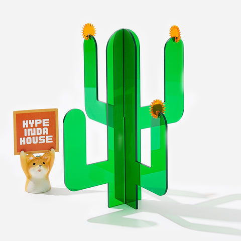Avant Vibe Acrylic Cactus Decor