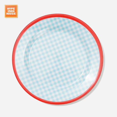 Blue Checkered Plate