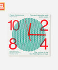 null [2 Color] Pop Art Aesthetic Clock.