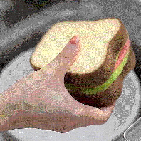 null Sandwich Shaped Cleaning Cotton.
