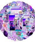 Purple Vibe Sticker Pack - HypeIndaHouse